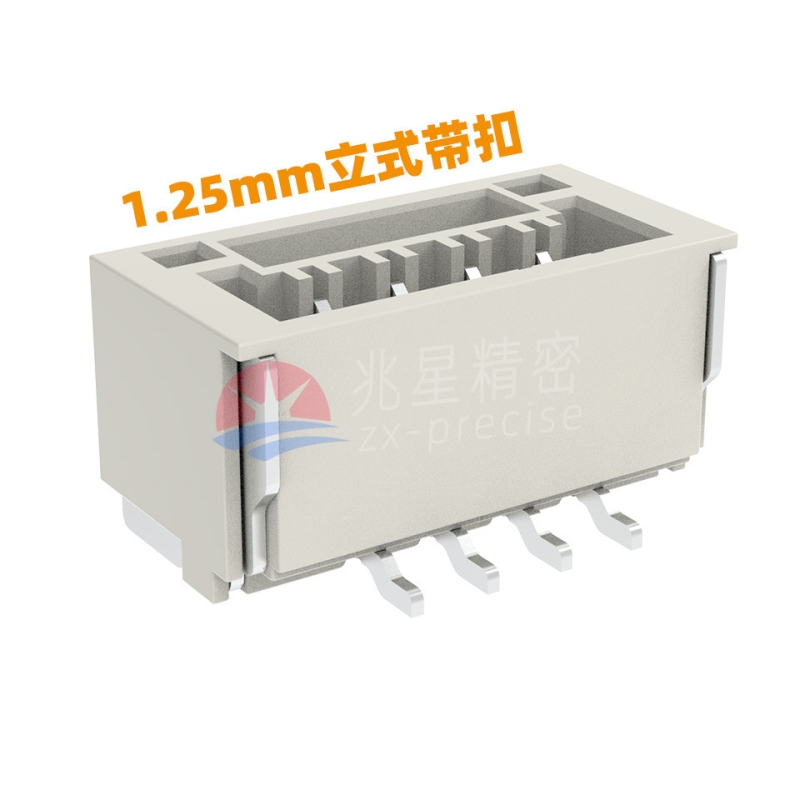 GH1.25mm间距 立贴wafer针座