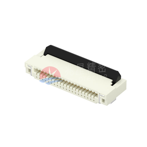 FPC连接器 0.5间距 H2.0 后翻盖式 双侧触点/上下接
