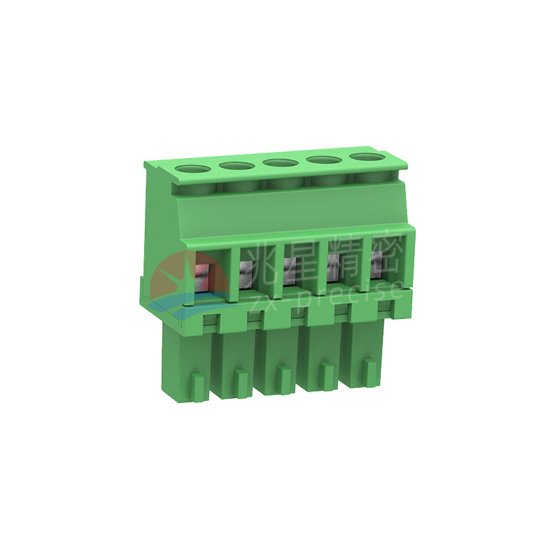 3.81mm公插头插拔式接线端子