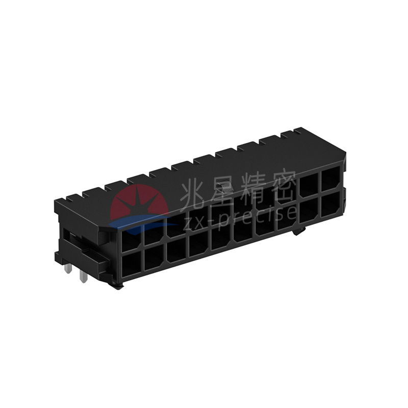 3.0mm间距 弯插 wafer针座