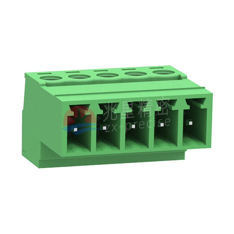 3.81mm公插头插拔式接线端子