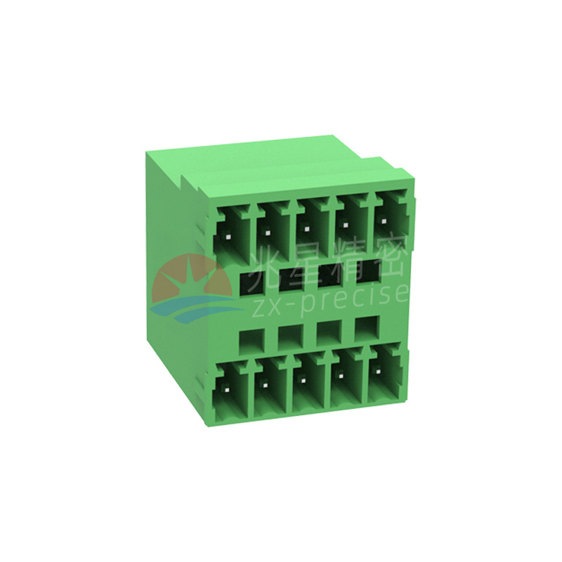 3.81mm弯插插拔式接线端子