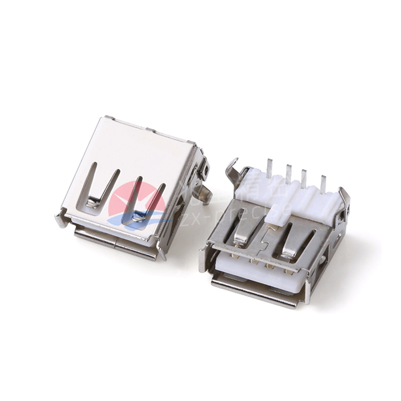 USB2.0 Type-A 母 弯插 无卷边