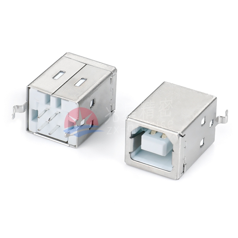 USB2.0 Type-B 母 直插
