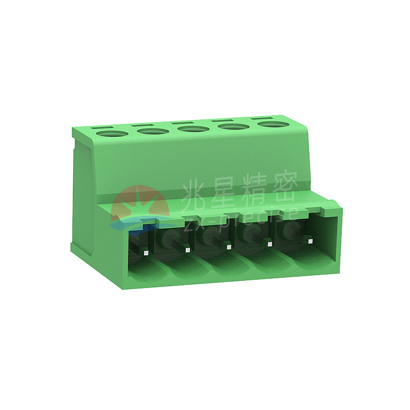 5.08mm公插头插拔式接线端子