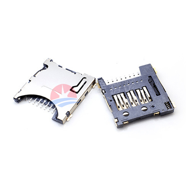 自弹式TF卡座 1.45h