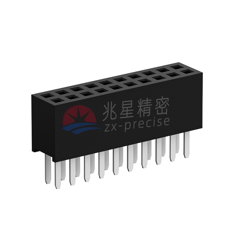 1.27mm间距排母 直插 双排