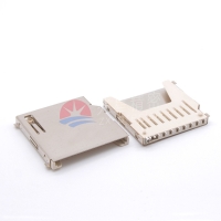 插拔式SD卡座 长体SD卡座